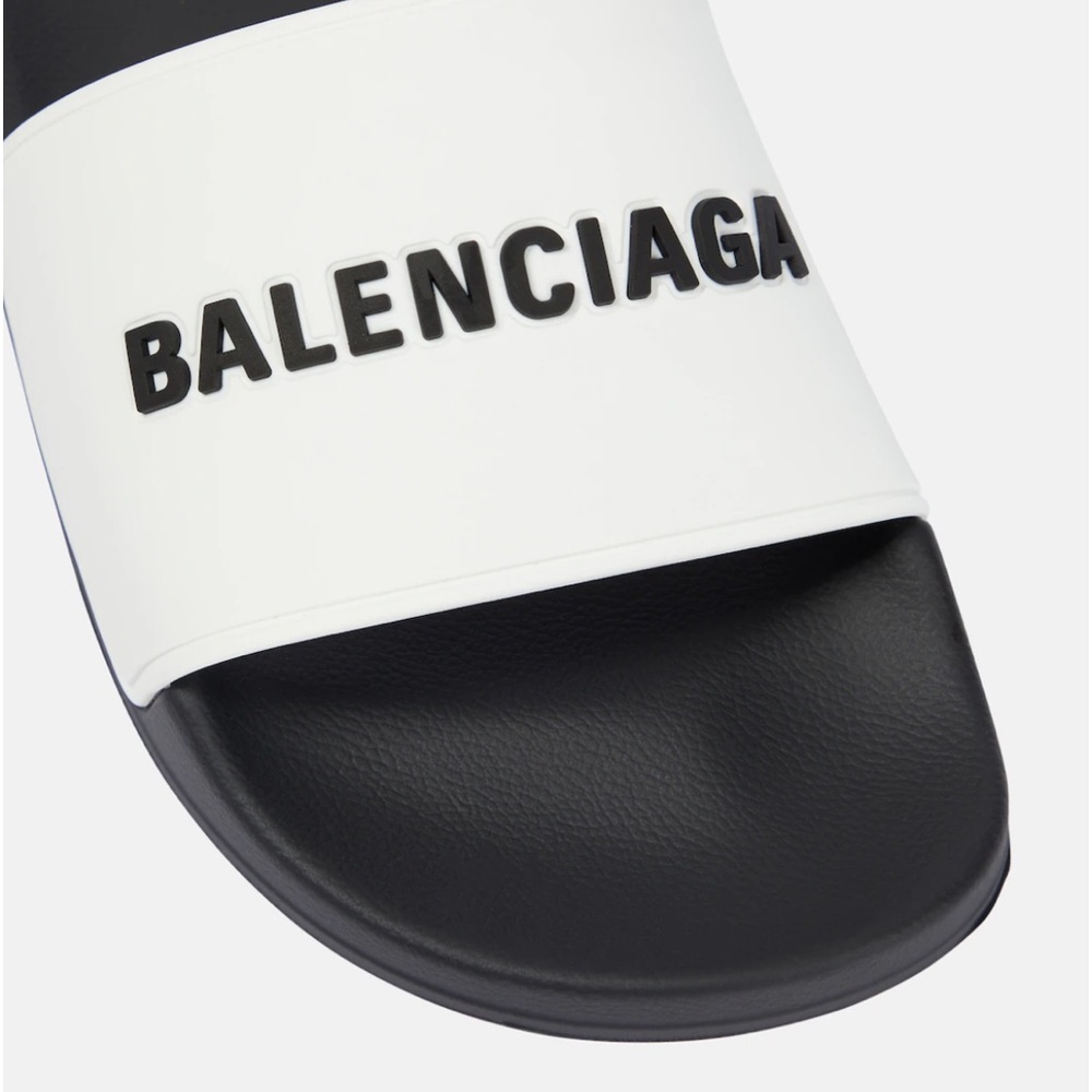 Balenciaga rubber slides  with logo